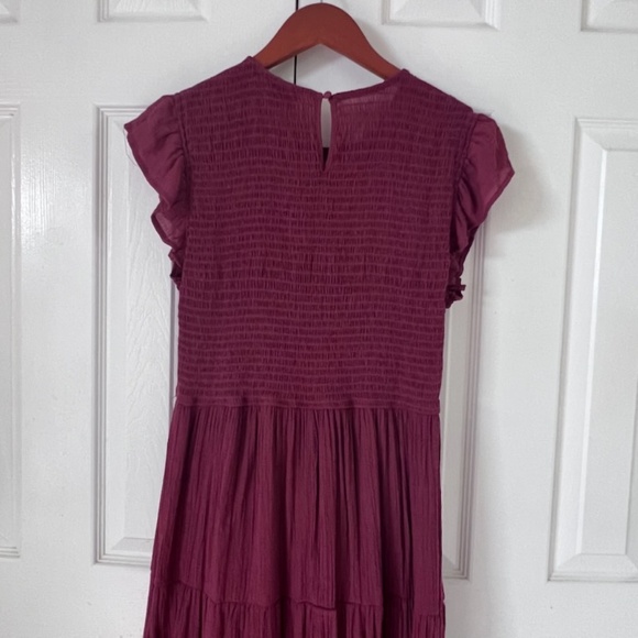 Sweet Wanderer Tiered Prairie Midi Dress XL - Picture 5 of 6